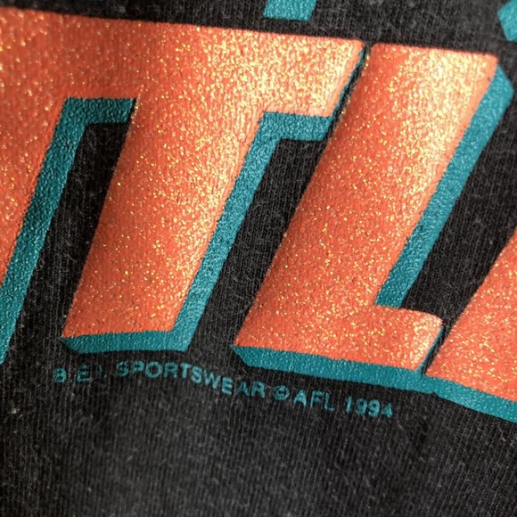 Vintage Arizona Rattlers T-Shirt Black Men’s Size XXL Made in USA Football - Picture 3 of 7